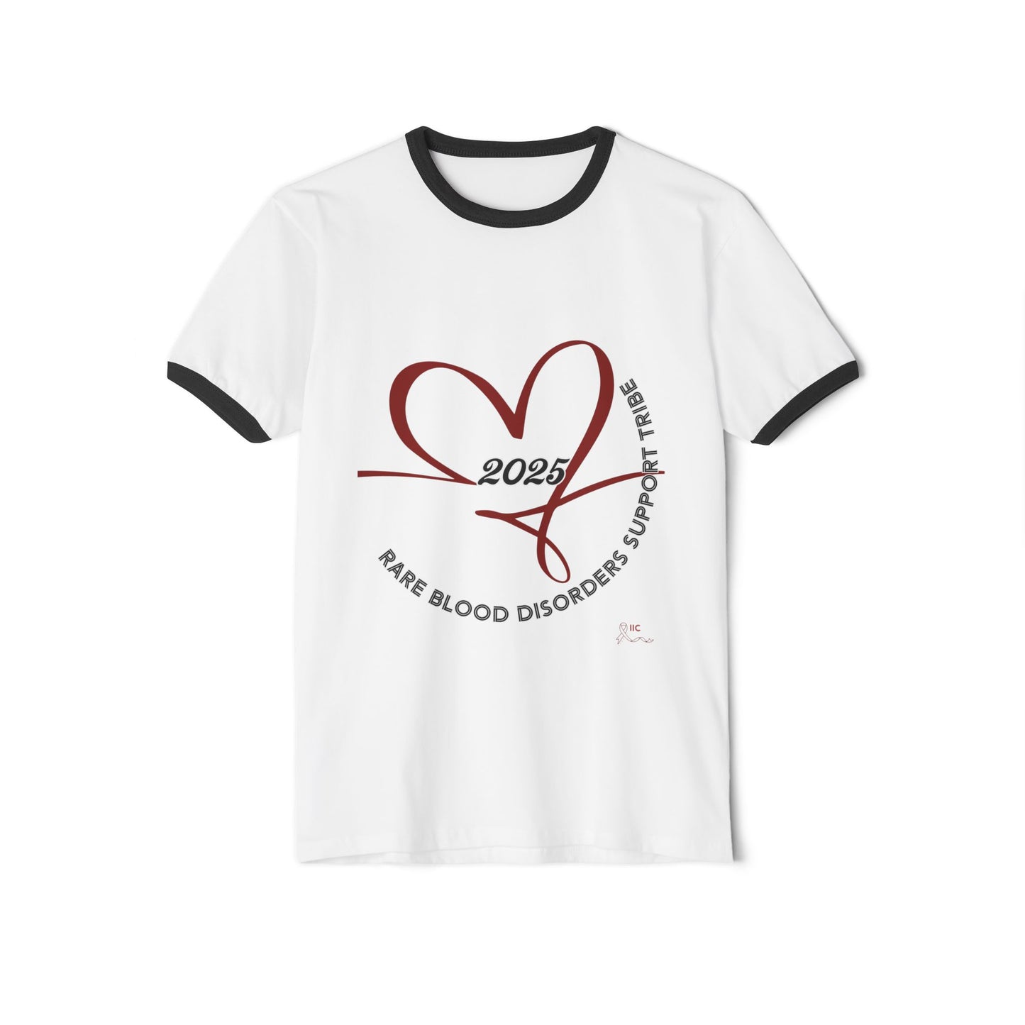 RARE BLOOD DISORDERS - Unisex Cotton Ringer T-Shirt