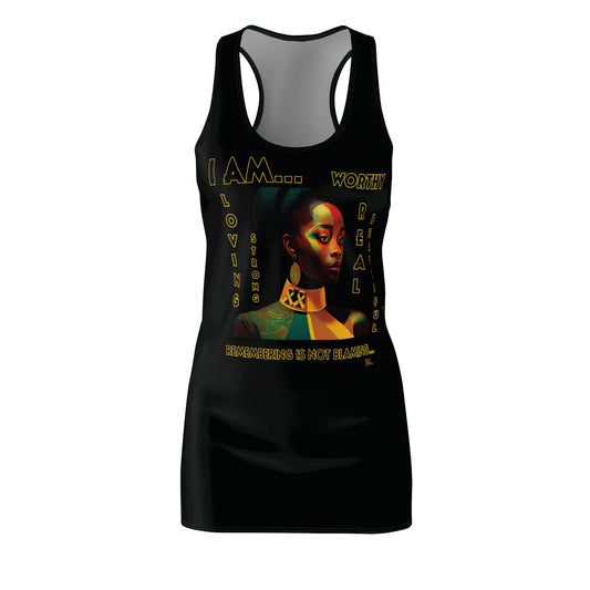 "I AM" Racerback Dress