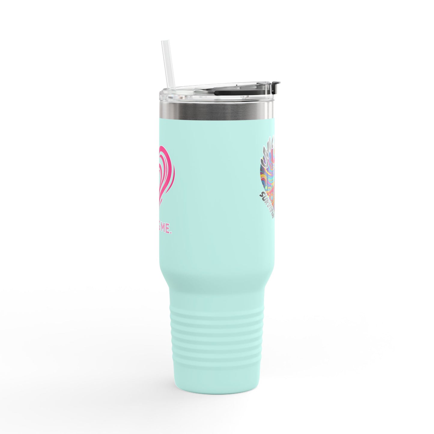 CANCER SURVIVIN - Insulated Travel Mug, 40oz