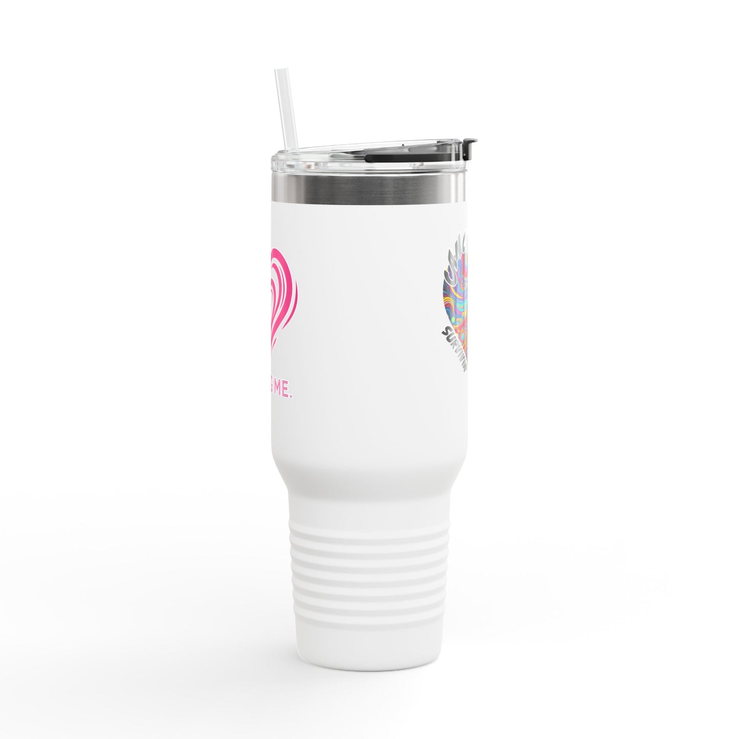 CANCER SURVIVIN - Insulated Travel Mug, 40oz